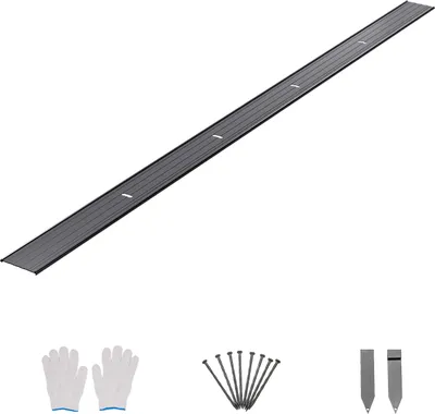 Produktbild von SucceBuy 8 Packungen 72 Zoll rostbeständige biegsame Metallkanten für Hof und Garten