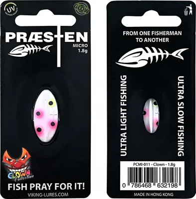 Produktbild von Westin PRÆSTEN 2.6cm 1.8g - Inlineblinker, Farbe:Clown
