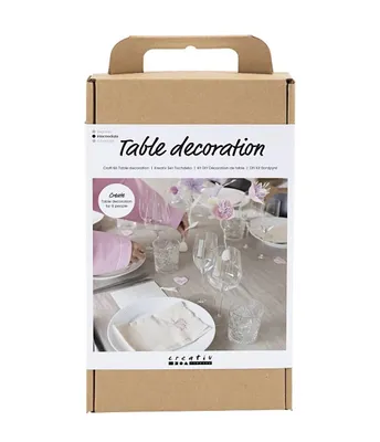 Produktbild von Creativ Company Bastelset Tischdekoration Pastellfarben DIY Set