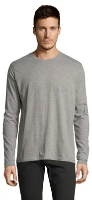 Immagine prodotto di SOLS - Maglietta "Imperial" da uomo a maniche lunghe LT1535 (XL) (grigio melange)