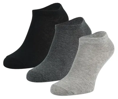 Produktbild von Sneakersocken 3er-Pack – Schwarz Anthrazit – 23-26