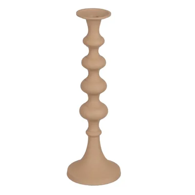 Obrázek produktu pro Svícen 13 x 13 x 39,5 cm béžový hliník