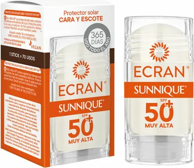 Obrázok produktu pre Ecran® Sunnique® Face And Neckline Stick SPF 50+ 30 ml