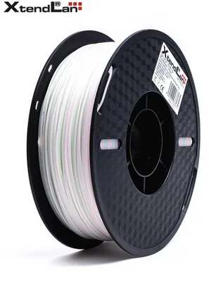Image de Filament PLA XtendLAN, 1,75 mm, coloris arc-en-ciel phosphorescent, 1 kg