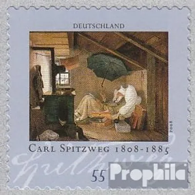 Produktbild von Briefmarken BRD (BR.Deutschland) 2008 Mi 2648 (kompl.Ausg.) selbstklebende Ausgabe postfrisch Spitzweg