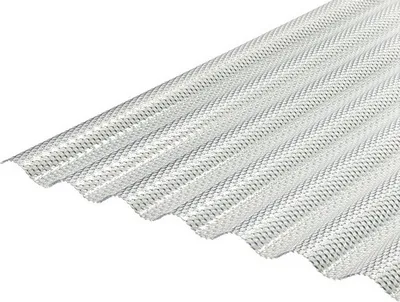 Produktbild von PVC Wellplatte PRISMA Sinus 76/18 klar 2000 mm x 900 mm x 2,5 mm