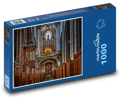 Zdjęcie produktu dla martinpuzzle - Puzzle 1000 - Katedra - widok wnętrza
