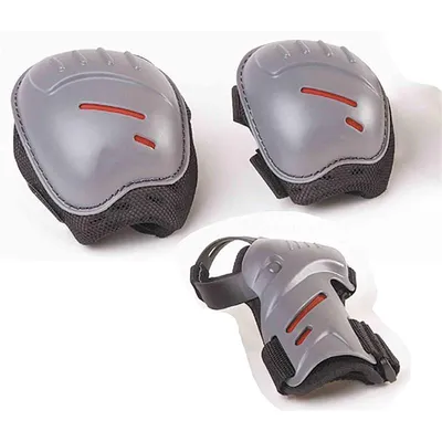 Produktbild von HUDORA Biomechanisches Protektorenset, Gr. S-M, schwarz/grau