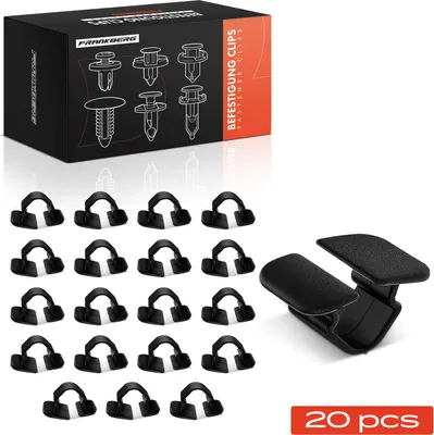 Produktbild von Frankberg 20x Befestigungsclips Motorhaube für Audi A3 A4 A5 Cabriolet Sportback A6 Allroad Avant A8 Q5 Q7
