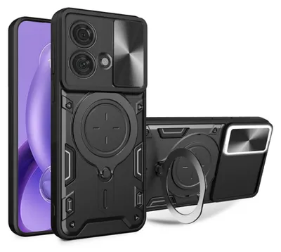 Produktbild von Techsuit CamGuard Pro Back Cover Hülle für Motorola Edge 40 Neo - Schwarz