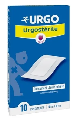 Produktbild von URGO Urgosterile 5x9cm Pflaster mit Verband 10St