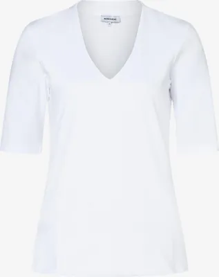 Produktbild von MORE & MORE V-Neck Shirt 0010 white 36