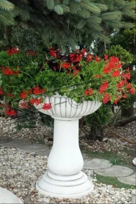 Produktbild von Blumenkübel Pflanz Kübel Dekoration Figur Blumentöpfe Garten Vasen Gefäss 204103