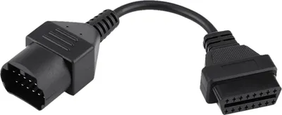 Image de câble adaptateur OBD2 17 broches vers 16 broches pour scanner de diagnostic Mazda