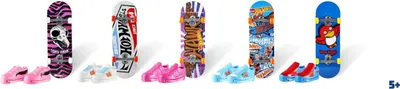 Produktbild von Hot Wheels Action Skate Fingerboard & Schuhe, Tony Hawk Skateboard, vers. Farben, Griffbrett, 5 Jahr(e), Kunststoff, Gemischte Farben