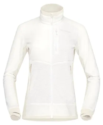 Imagen del producto de Chaqueta de forro polar Norrøna Falketind Warm1 para mujer, color blanco, talla S