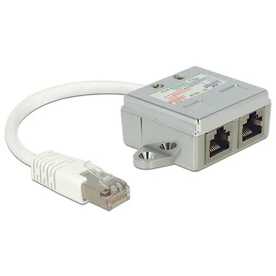 Produktbild von DeLOCK 65441, 0,15 m, RJ-45, 2 x RJ-45, Grau