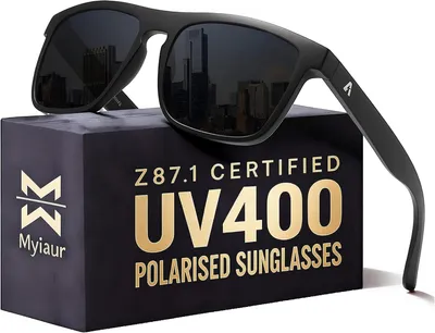 Image de Lunettes de soleil polarisées, conformes à la norme de sécurité ANSI Z87.1, protection UV, pour activités de plein air