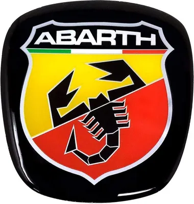Produktbild von Abarth Offizielles Schild-Logo für Fiat 500, Größe: 70 mm