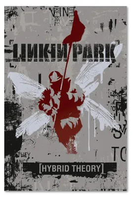 Produktbild von Linkin Park Poster  Hybrid Theory multicolor Standard