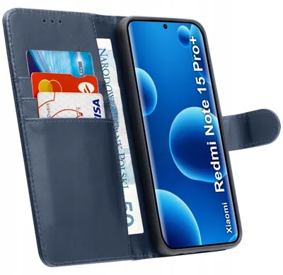 Zdjęcie produktu dla Etui Z Klapką Do Xiaomi Redmi Note 15 Pro+ Plus 5G Zamykane Magnetyczne