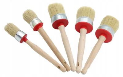 Produktbild von Rundpinsel 40 mm Naturborsten Holzgriff