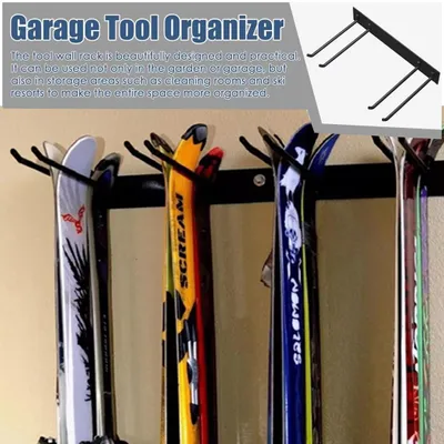 Produktbild von Wandhalterung für Gartengeräte, 1 Stück, Metall, für Garage, Schuppen und Garten