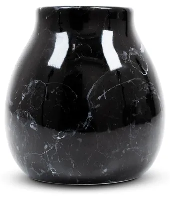 Produktbild von Cebador - Mate Becher Keramik Smoked Black 250-300ml - Rauch Optik - Hält Wärme - Leicht Zu Reinigen