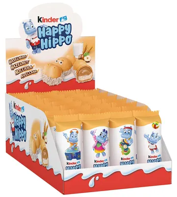 Produktbild von kinder Happy Hippo Haselnuss 28er