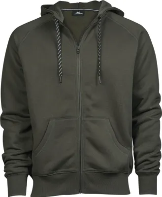 Productafbeelding van Tee Jays - Herenmodieuze hoodie met volledige ritssluiting