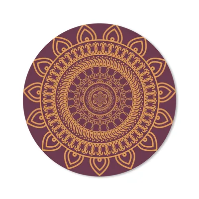 Produktbild von MuchoWow® Mauspad Mousepad Mandala-Symmetrie 20x20 cm - Mousepads - Maus Mat - Pad - Mausunterlage - Schreibtischmatte