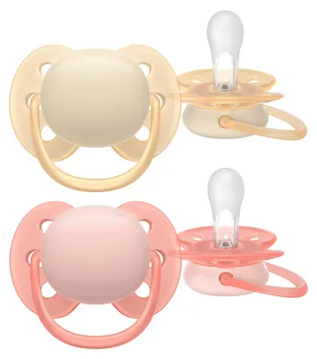 Immagine prodotto di Philips AVENT Succhietto SCF091/38 ultra soft, succhietto extra soft, ortodontico, silicone, bambino/ragazza, lavabile in lavastoviglie