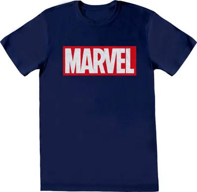 Image de Marvel Comics - T-shirt homme/femme unie RO7156 (XL) (Bleu marine)