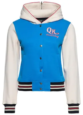 Produktbild von Queen Kerosin College Jacke - QK Hoodie Blau XL