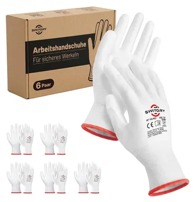 Image de Gants de montage enPolyuréthanelégers, idéaux pour les travaux de précision en jardinage et pour les projets de bricolage