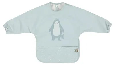 Produktbild von Trixie Baby 96-320, Lätzchen mit Ärmeln, Blau, Unisex, Kind, 6 Monat( e), Abbildung