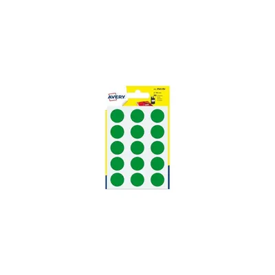 Produktbild von Avery PSA19V, Grün, Rund, Permanent, 15 Stück(e), 6 Blätter, 80 mm