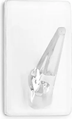 Image de Patère Adhésive Transparente Fixation Invisible Sans Perçage - Inofix