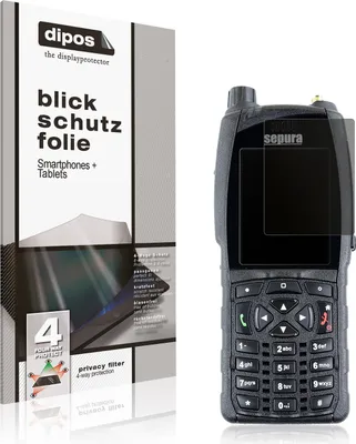Produktbild von Blickschutzfolie für Sepura SC2020 matt Schutzfolie Folie Display Schutz dipos