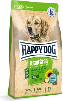 Immagine prodotto di HappyDog 15kg Natural Croq Agnello e Riso