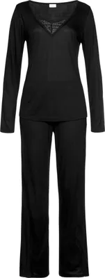Produktbild von LASCANA Pyjama 2 -teilig schwarz Größe 32/34