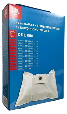 Produktbild von Dirt Devil 7700022, Weiß, DD7070-3, DD7114, DD7114-1, DD7114-2, DD7275, DD7375, DD7274-0, DD7274-1, DD7274-3, DD7700,..., 5 Stück(e)