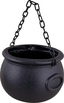 Produktbild von Großer Hexenkessel mit Kette Ø 21 cm | Schwarz