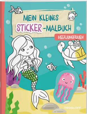 Produktbild von Mein kleines Sticker-Malbuch. Meerjungfrauen