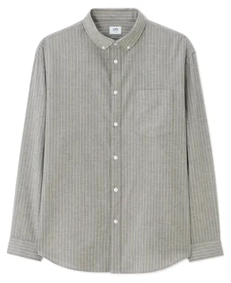 Produktbild von Celio Maoxstri Herren Hemd aus 82% Baumwolle und 18% Polyester, Khaki, Größe M