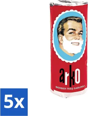 Produktbild von Arko - Rasierseife - Pflegt und schützt die Haut - 75 ml - Vorteilspack - 5 Stücke