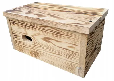 Produktbild von Halbhöhle nistkasten Vogelnistkasten Brutkasten aus Holz Nistbox für Vögel Neu