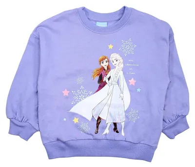 Obrázok produktu pre Dievčenská mikina Disney s motívom filmu "Ľadový kráľovstvo", kombinujúca pohodlie a štýl, ideálna na zimu