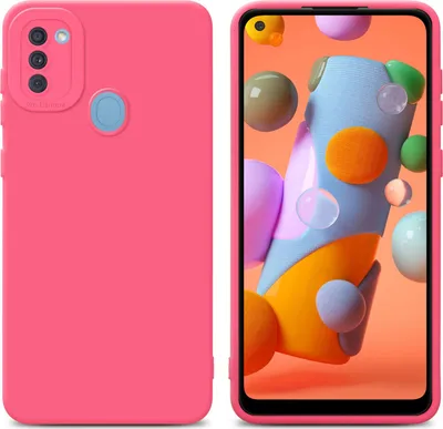 Produktbild von Cadorabo Hülle für Samsung Galaxy A11 / M11 Schutz Hülle in Rot TPU Silikon Etui Case Handyhülle
