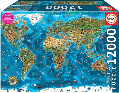 Immagine prodotto di Puzzle 12000 pezzi Meraviglie del Mondo Educa 19057